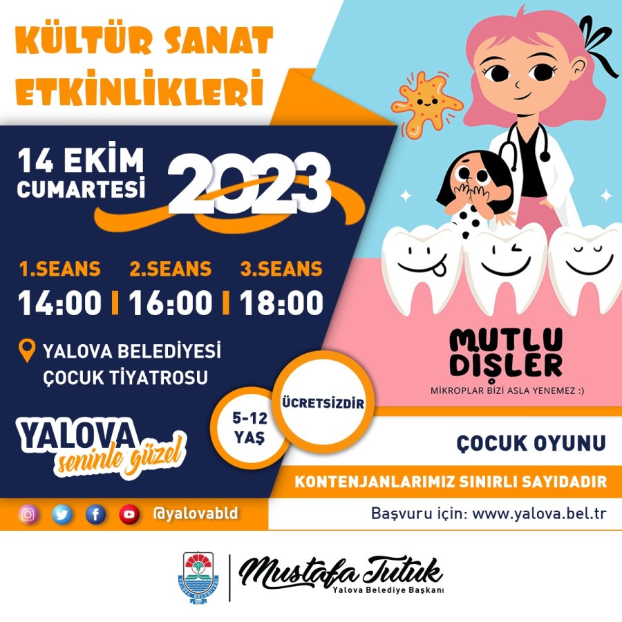 MUTLU DİŞLER ÇOCUKLARLAR İÇİN SAHNELENECEK