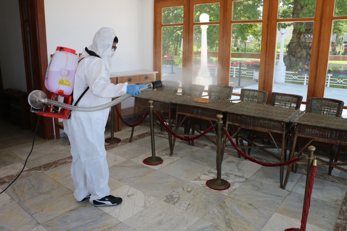 MÜZELER DEZENFEKTE EDİLDİ