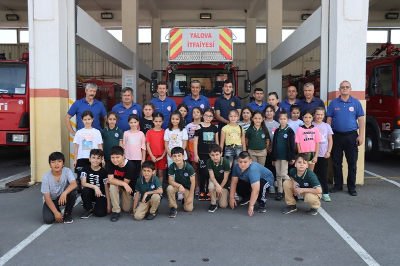 ÖĞRENCİLER’DEN YALOVA İTFAİYESİNE ZİYARET