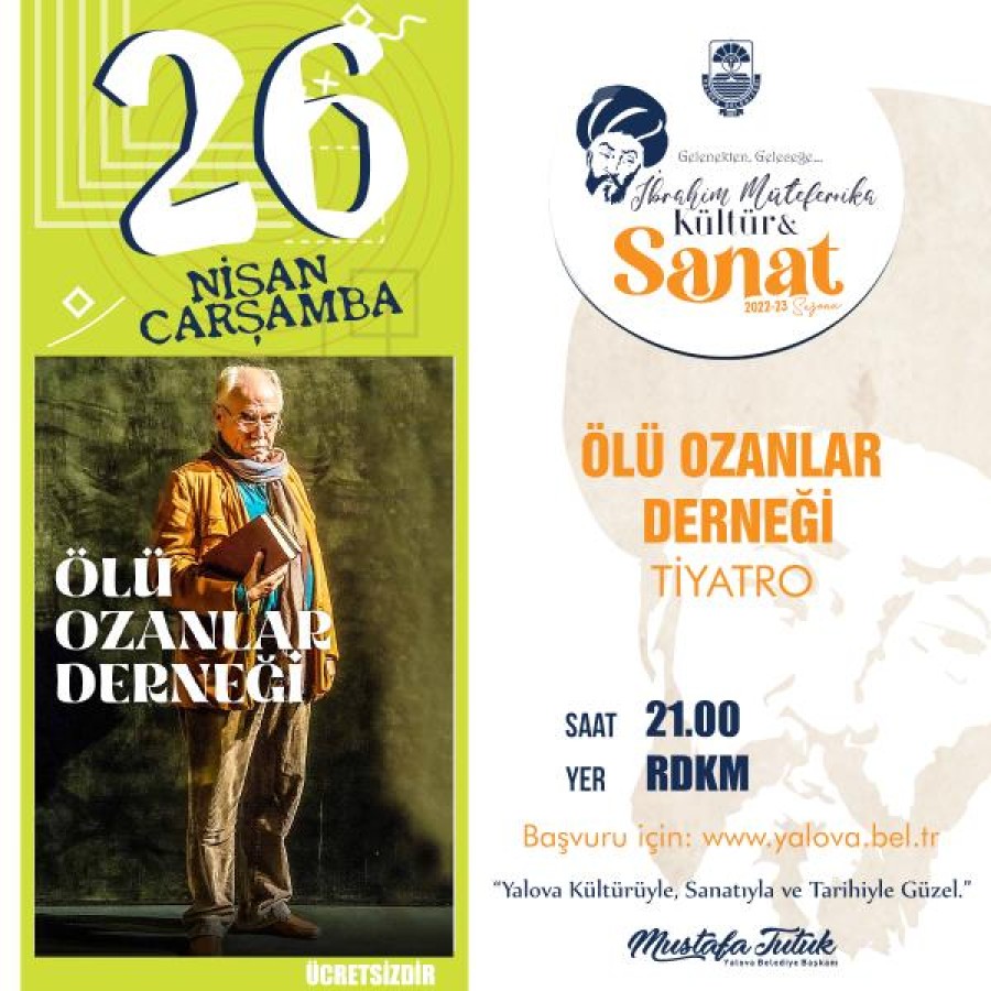 ÖLÜ OZANLAR DERNEĞİ SAHNELENECEK