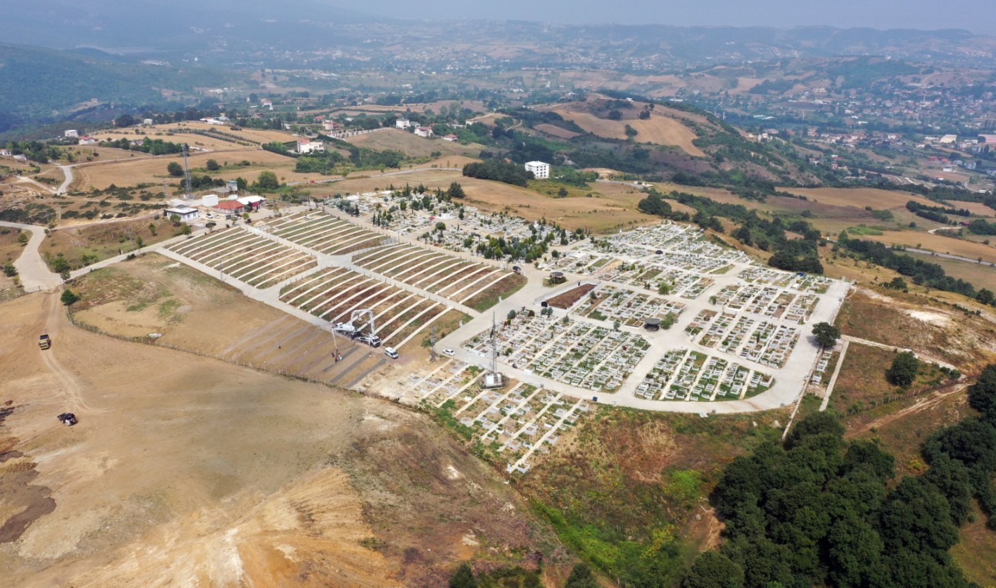 PAŞAKENT MEZARLIĞI’NDA KAPASİTE GENİŞLETME ÇALIŞMALARI YAPILIYOR