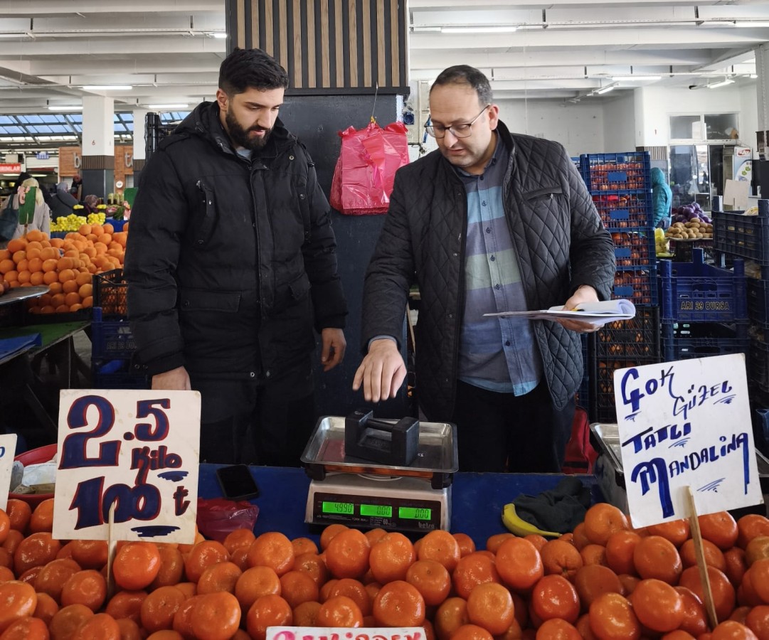 PAZAR YERLERİNDE ÖLÇÜ VE TARTI DENETİMİ