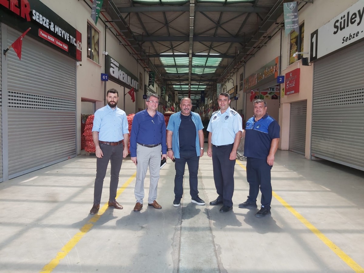 PROJE EKİBİ, YENİ HAL BİNASI İÇİN ZİYARETLERE BAŞLADI