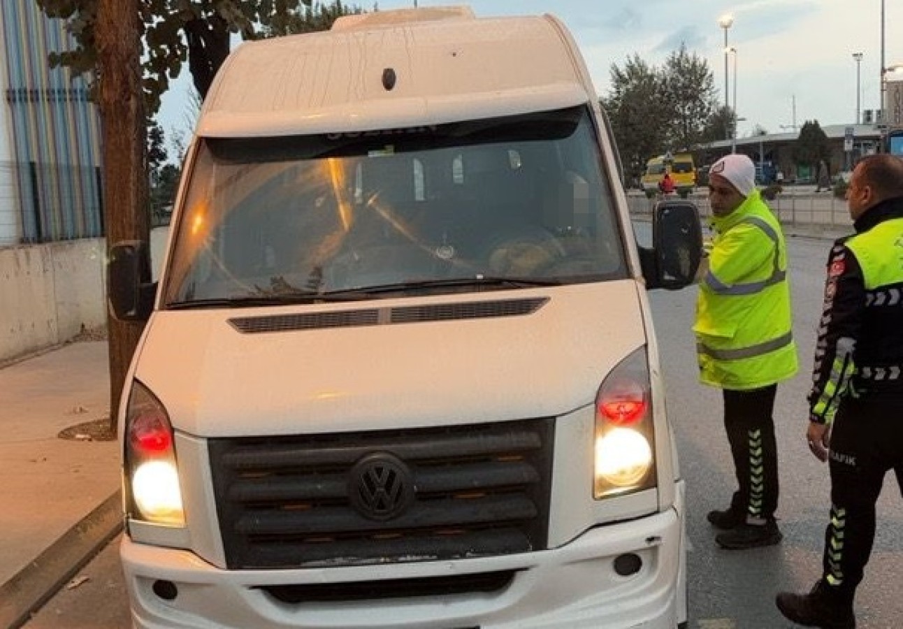 SERVİS ARAÇLARI DENETLENİYOR