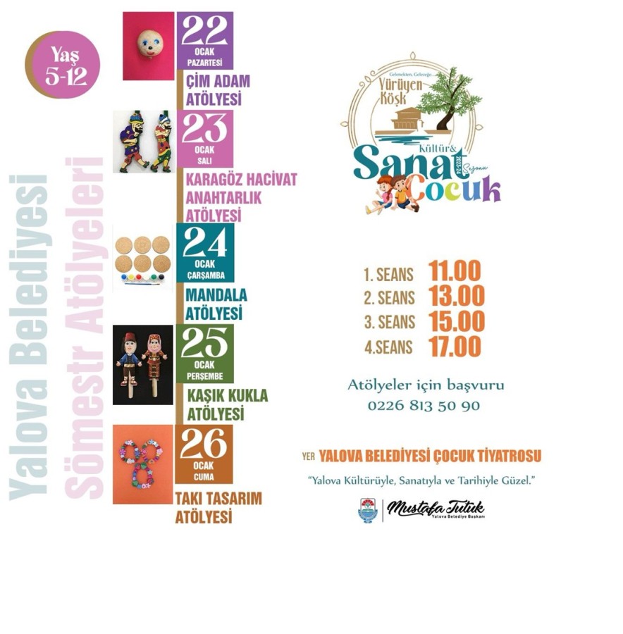 SÖMESTR TATİLİNDE ÖĞRENCİLER EĞLENEREK HÜNERLERİNİ SERGİLEYECEK