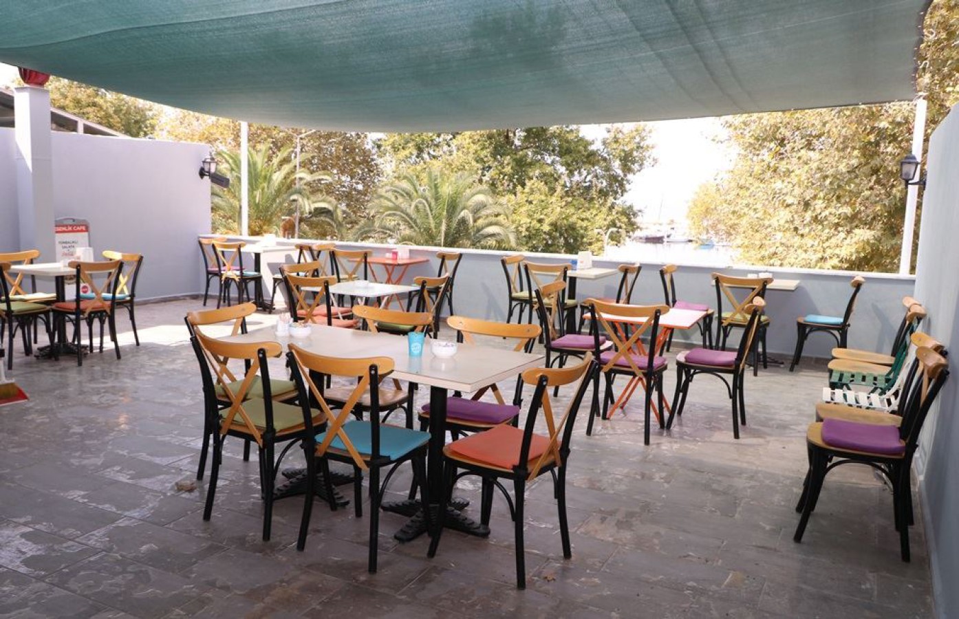 SOSYAL TESİSTE TERAS KEYFİ BAŞLADI