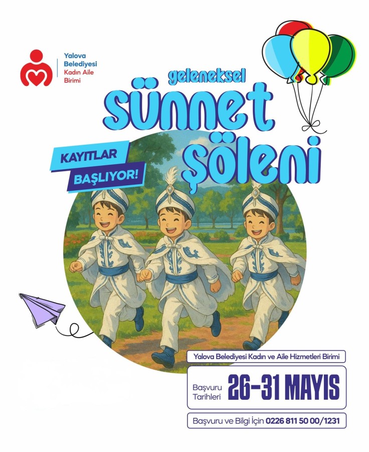 SÜNNET ŞÖLENİ İÇİN KAYITLAR BAŞLADI