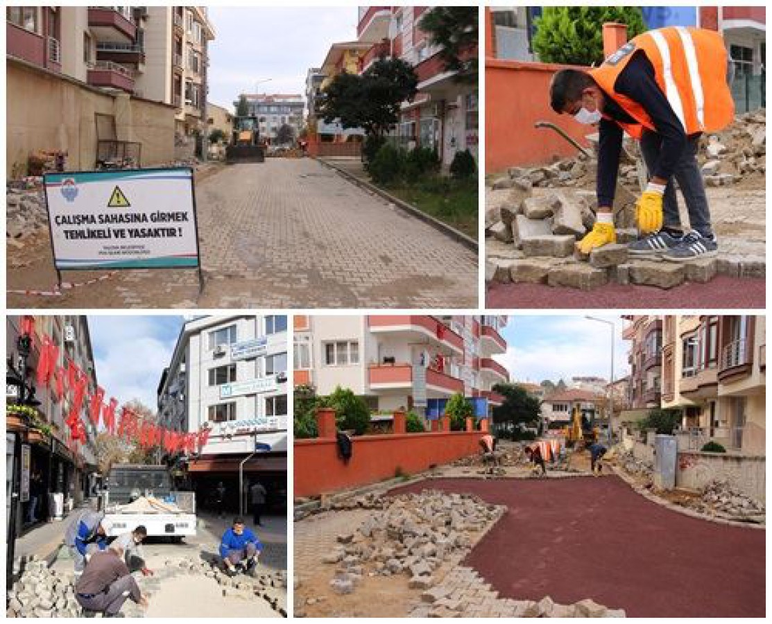 TAKVİM SOKAK ESKİ ATIL GÖRÜNTÜSÜNDEN KURTULUYOR