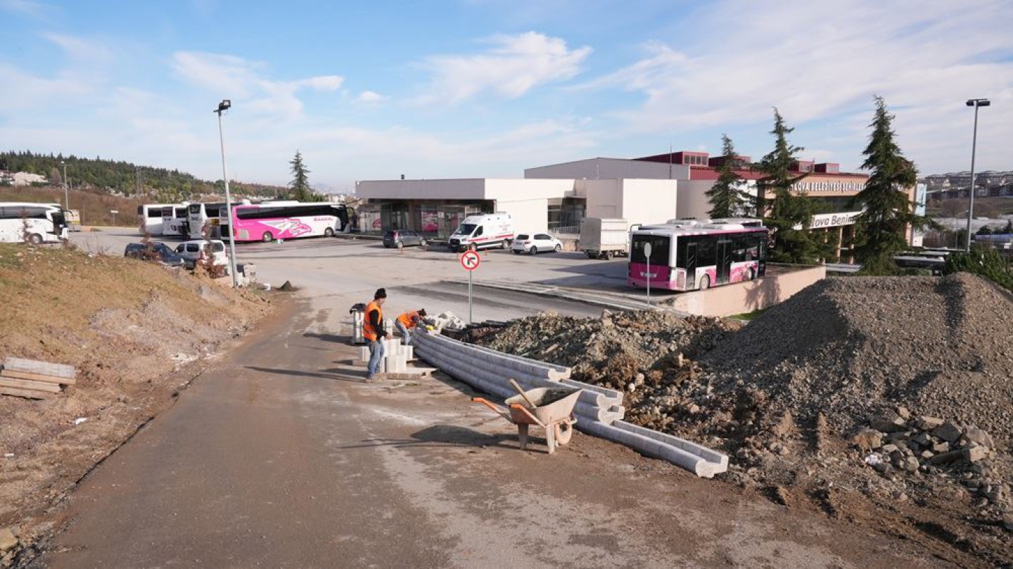 TERMİNAL ÇEVRESİNDE DÜZENLEME ÇALIŞMALARINA BAŞLANILDI