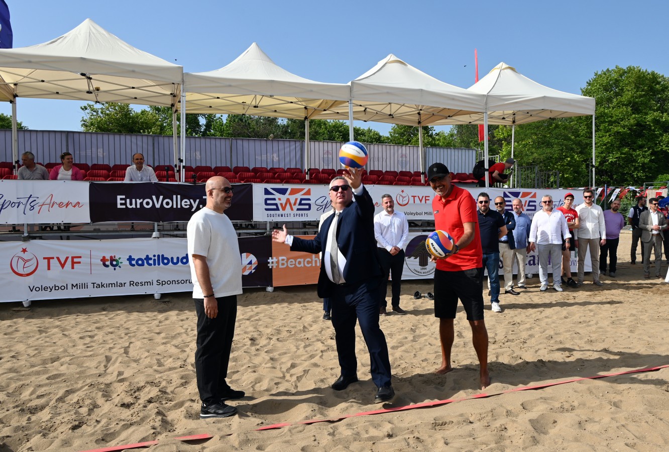 U22 PLAJ VOLEYBOLU AVRUPA ŞAMPİYONASI YALOVA’DA START ALDI