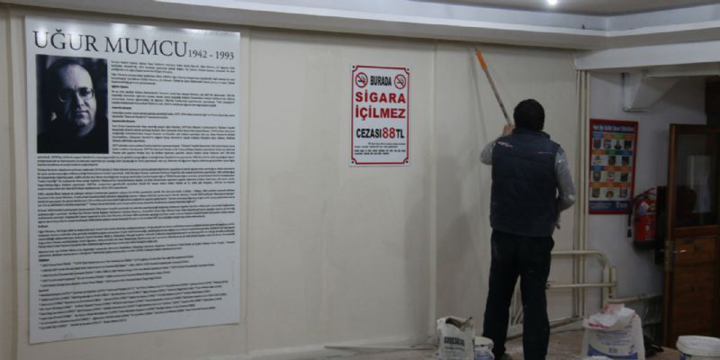 Uğur Mumcu Kültür Merkezi’nde Tadilat Başladı