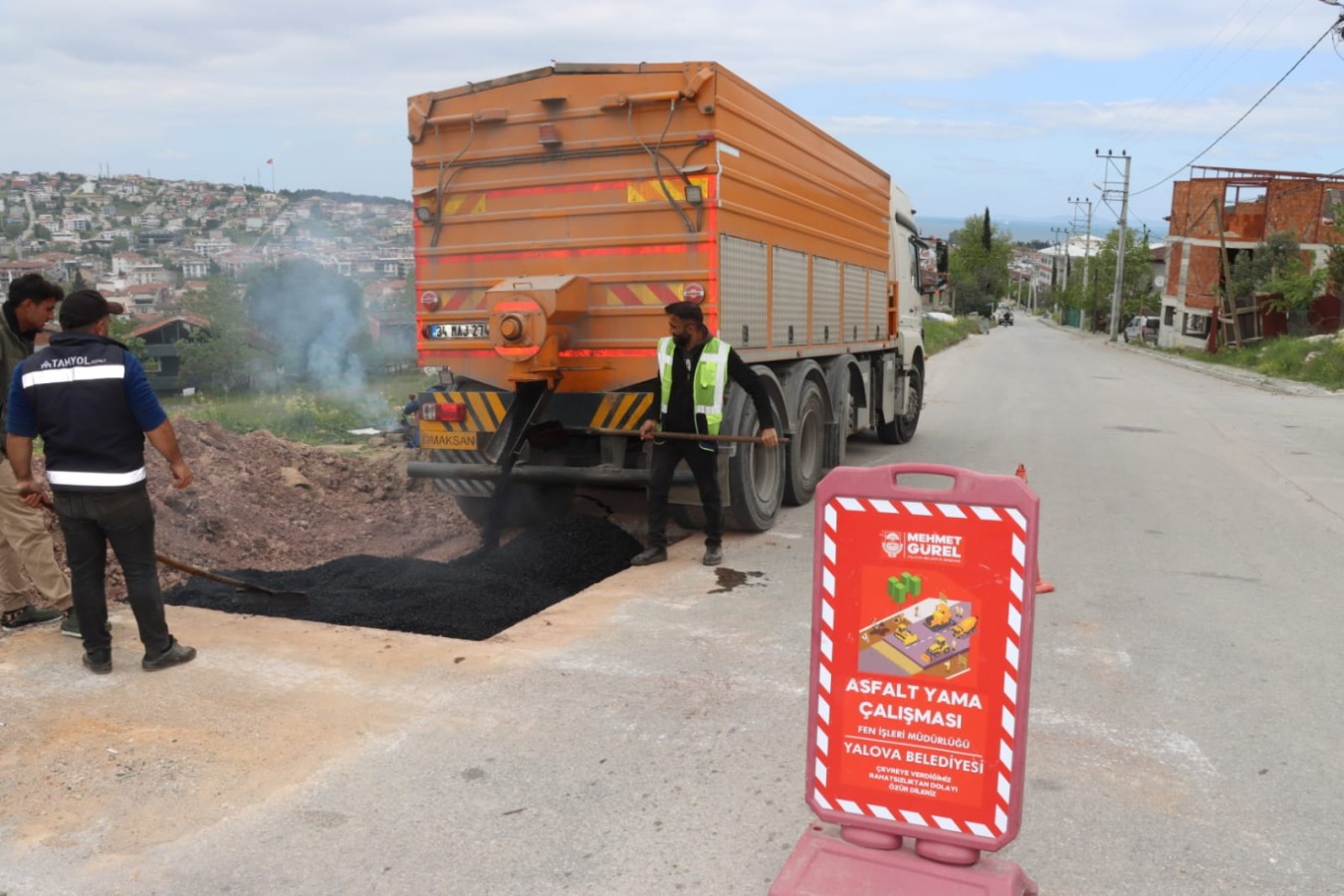 YALOVA BELEDİYE ÇALIŞMALARINA ARALIKSIZ OLARAK DEVAM EDİYOR