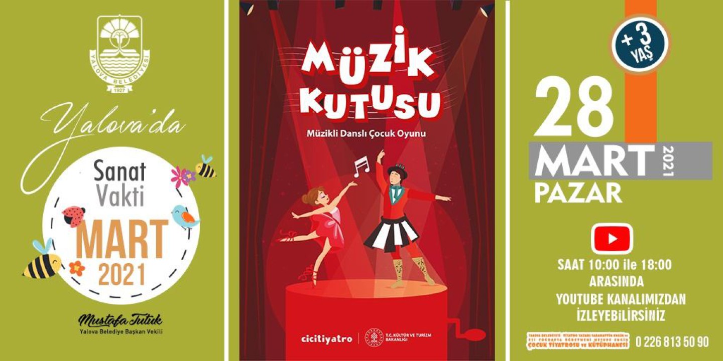 YALOVA BELEDİYESİ’NDEN ÇOCUKLARI ONLİNE TİYATRO