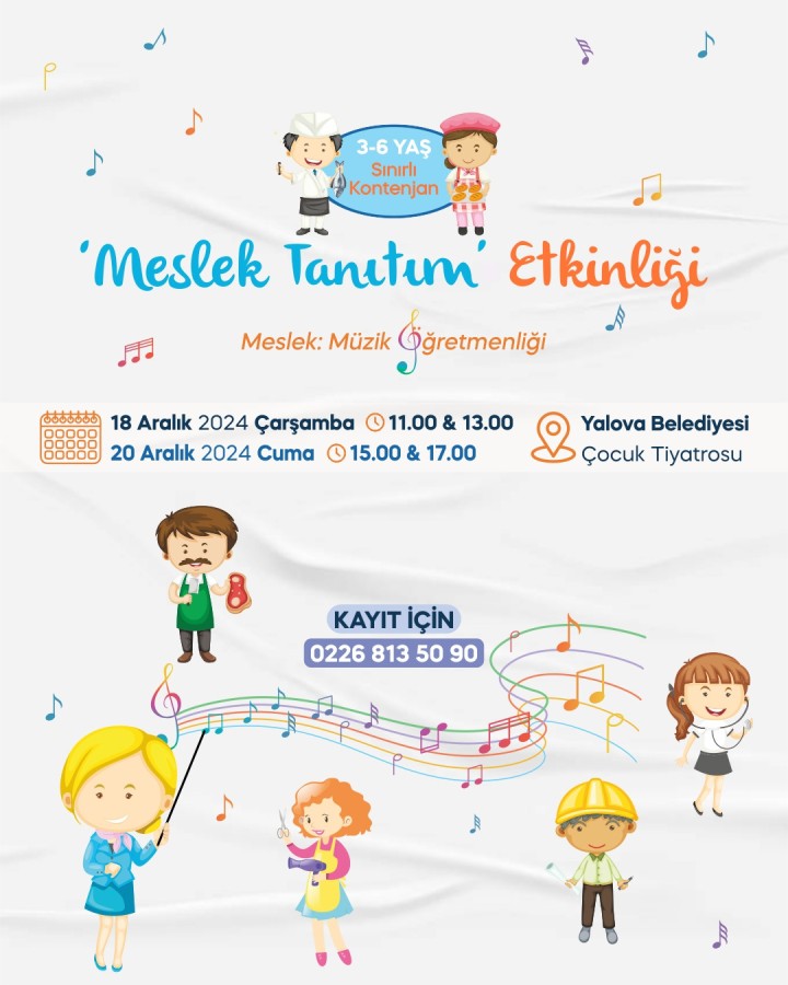 YALOVA BELEDİYESİNDEN HER YAŞ ÇOCUĞA ETKİNLİK