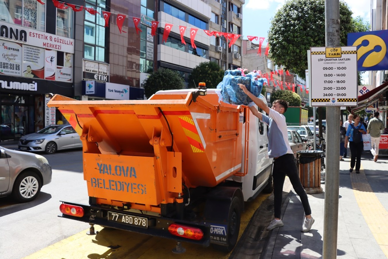 YALOVA BELEDİYESİ’NDEN YENİ TEMİZLİK UYGULAMASI