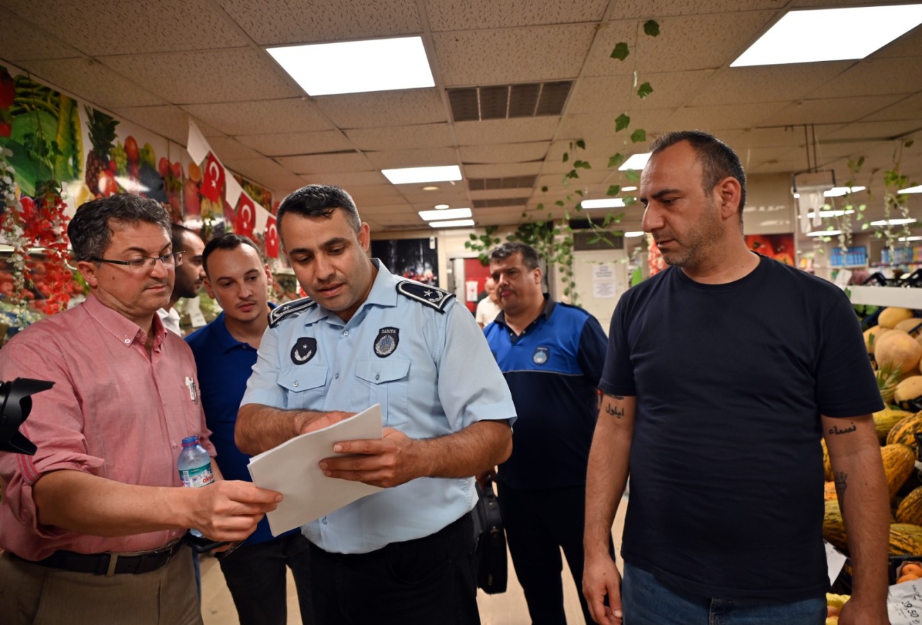 YALOVA BELEDİYESİ’NDEN ZİNCİR MARKETELERE DENETİM