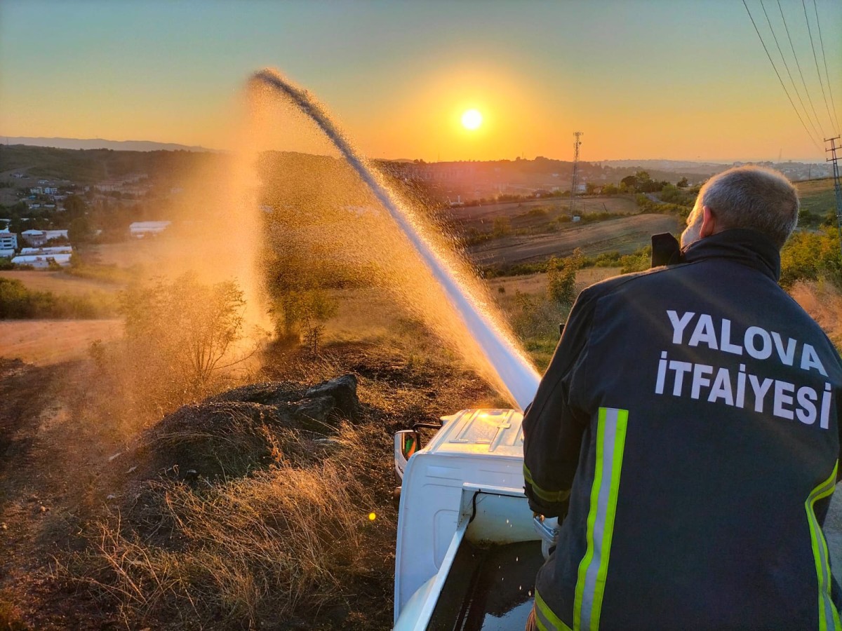 YALOVA İTFAİYESİ 635 OLAYA MÜDAHALEDE BULUNDU