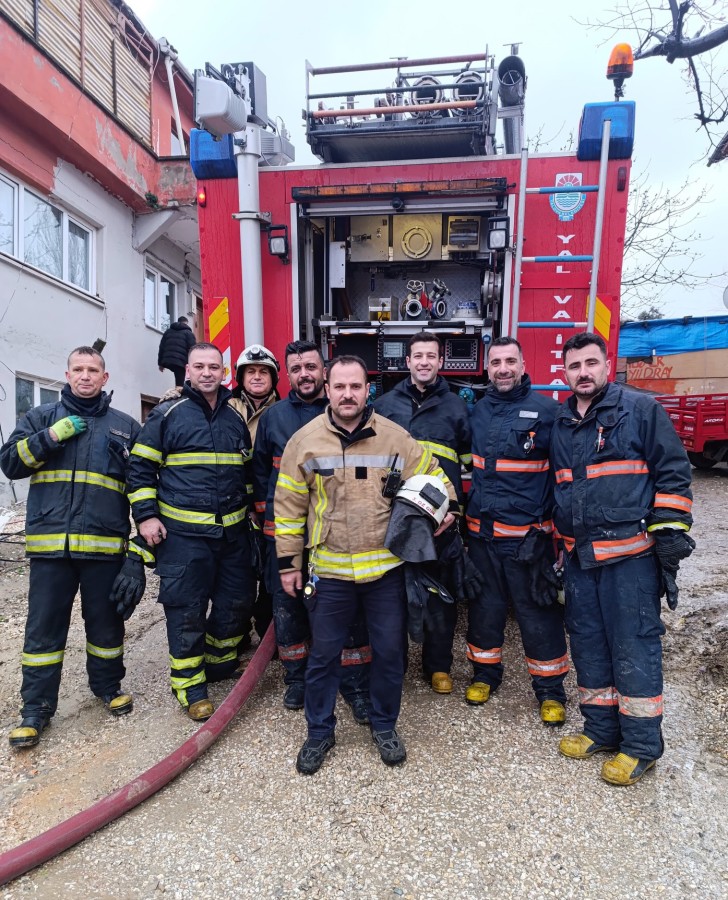 YALOVA İTFAİYESİ BAYRAMDA GÖREV BAŞINDAYDI
