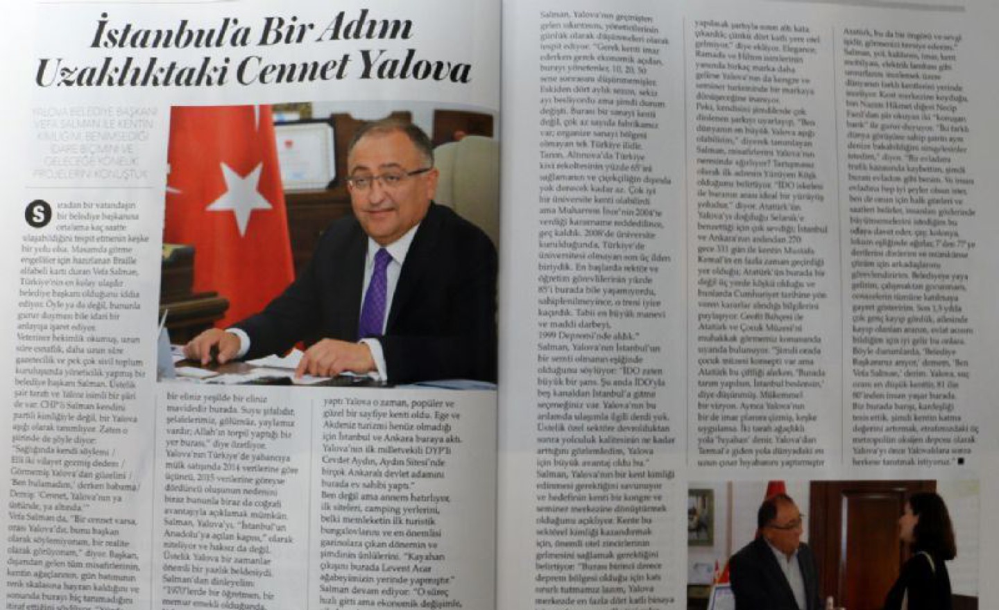 YALOVA SEALİFE DERGİSİNDE TANITILDI