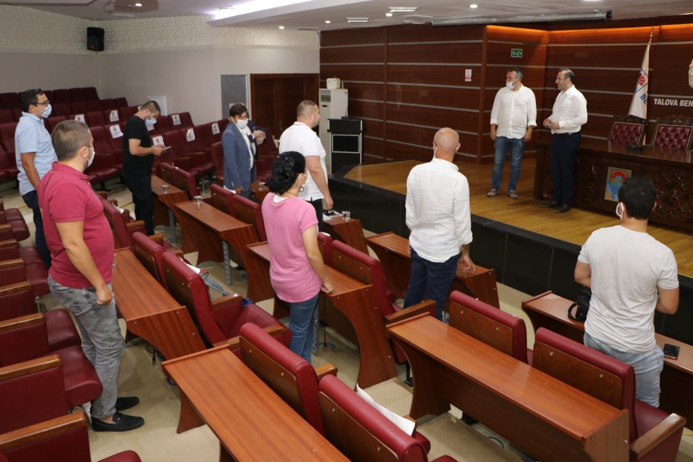 YALOVASPOR’DAN BAŞKAN VEKİLİ TUTUK’A ZİYARET