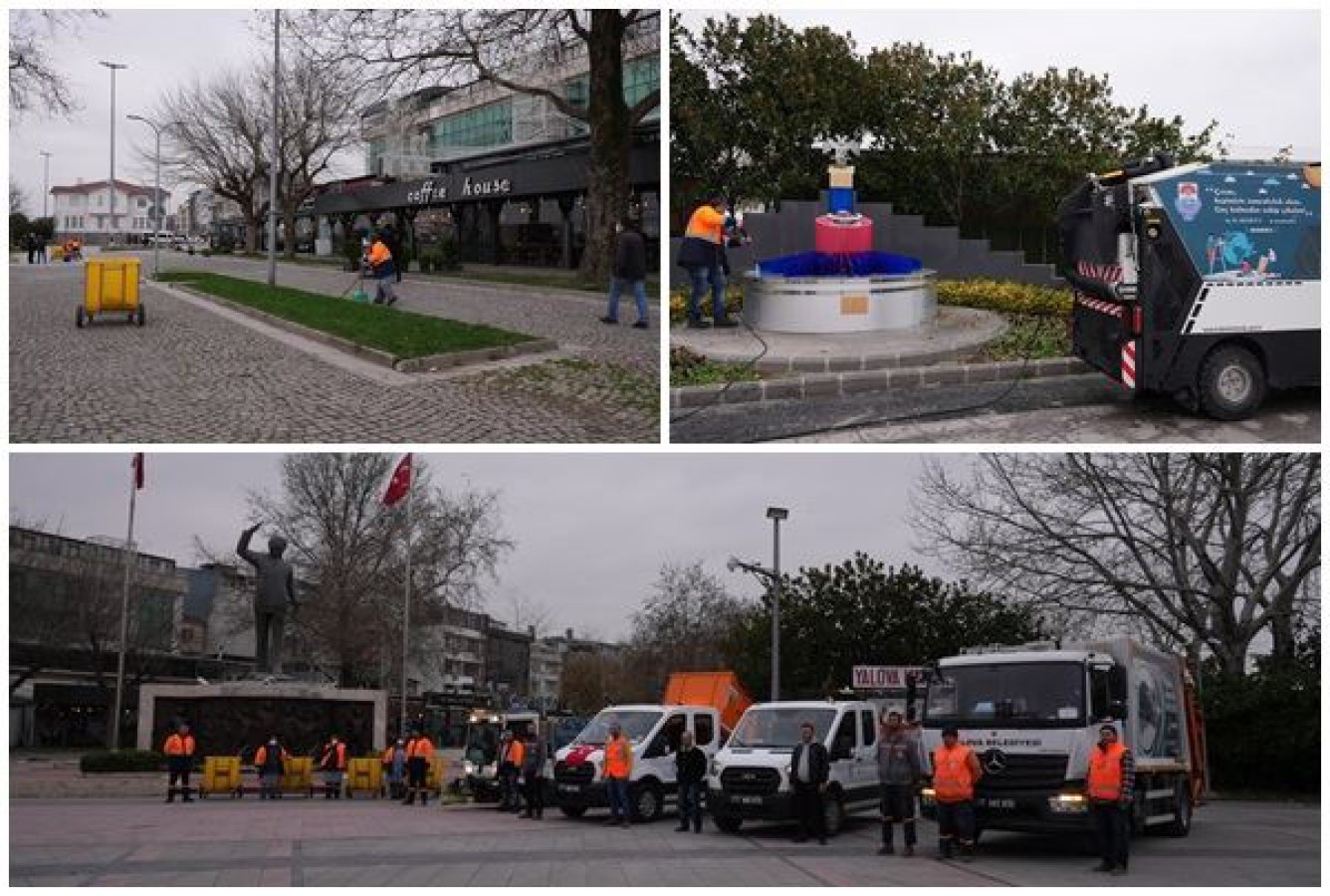 YILBAŞI GÜNÜ KAPSAMLI TEMİZLİK ÇALIŞMASI YAPILDI