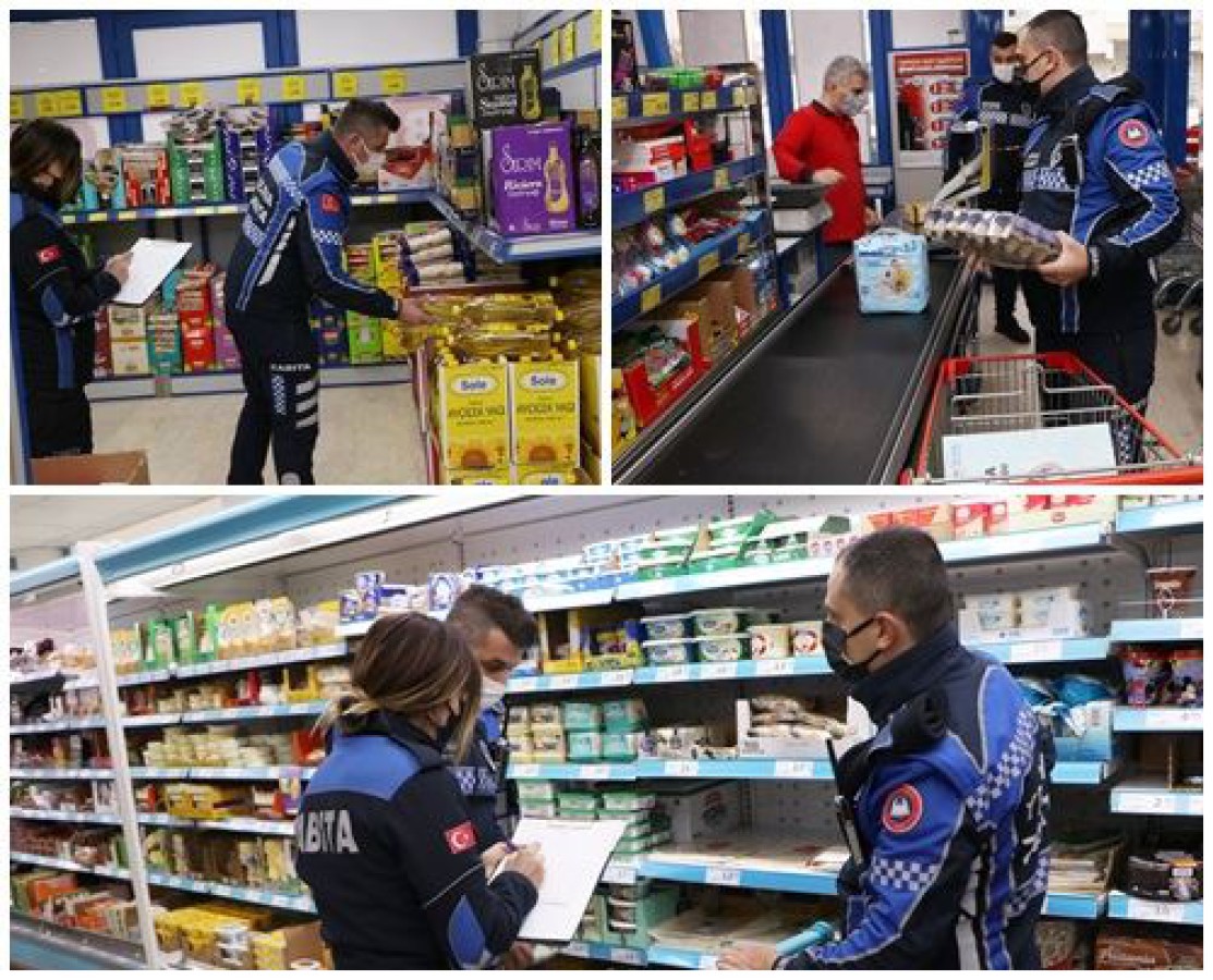 ZABITA EKİPLERİ ETİKET DENETİMİ GERÇEKLEŞTİRDİ