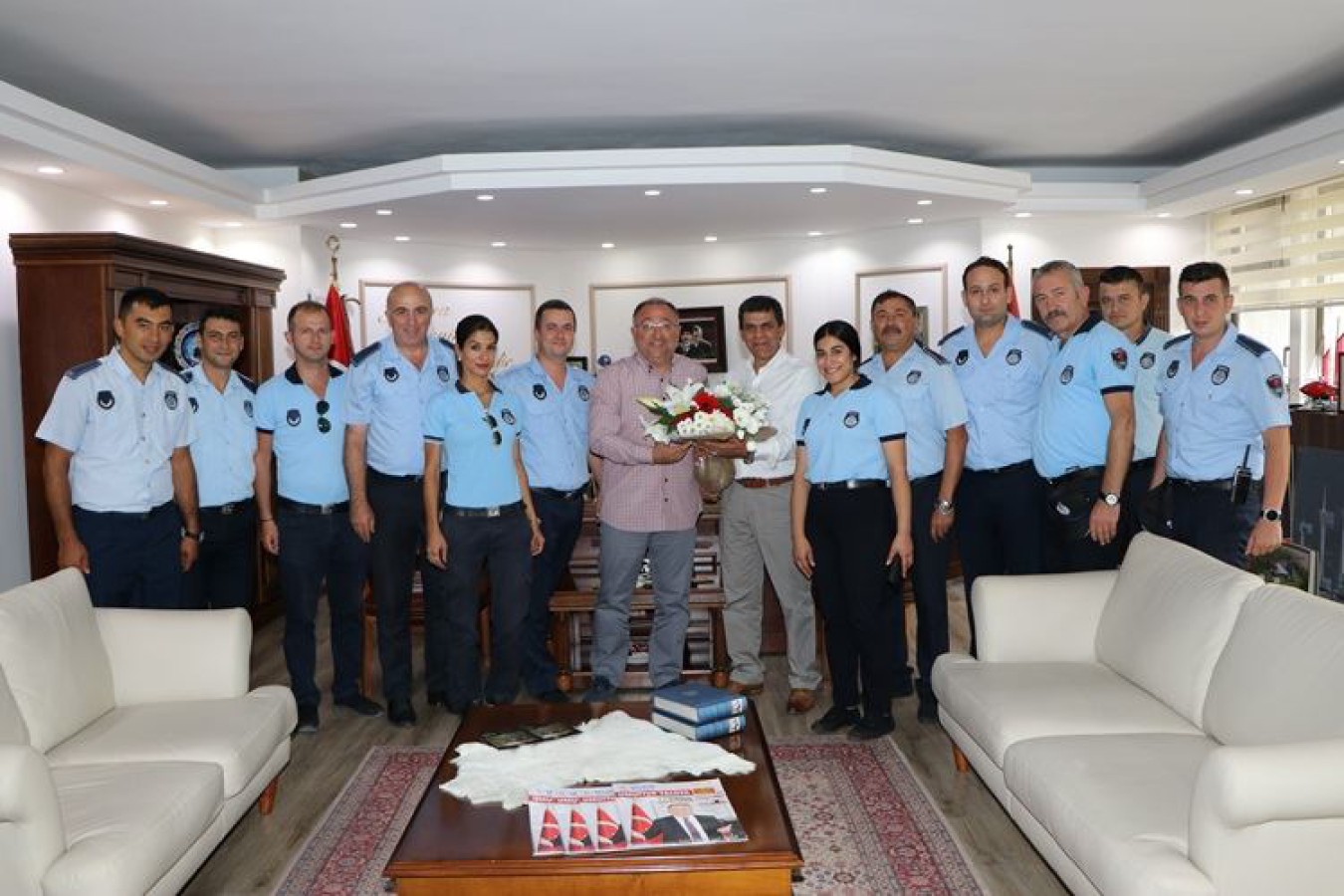 ZABITA MÜDÜRLÜĞÜ’NDEN BAŞKAN SALMAN’A ZİYARET